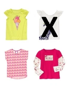 Gymboree Bright & Beachy Ice Cream Bright Ideas Parisian Chic Shirts Size 8 - Picture 1 of 6