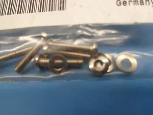 SCHROFF 21100-770 PANHEAD M2,5x12 SCHRAUBENSATZ mit SICHERUNGSSCHEIBE BEFESTIGUNGSBESCHLÄGE - Bild 1 von 2