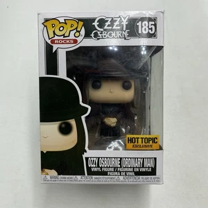 Funko Pop Rocks Ozzy Osbourne Hot Topic Ordinary Man 185 BOX DAMAGE - Picture 1 of 6