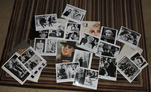 LG. GROUP OF BLACK/WHITE CELEBRITY PHOTOS, FOLDERS FOR MOVIE AND TV ADVERTISING - Picture 1 of 1