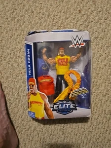 WWE Mattel Hulk Hogan Series 34 Elite Action Figure DAMAGED BOX - Picture 1 of 4