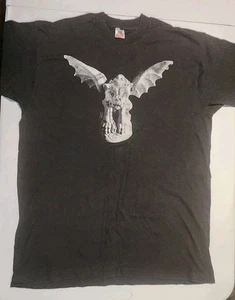 Vintage Gargoyle Sculpture 1990s Big Print Devil Arts Movie Rare Shirt XL - Bild 1 von 7