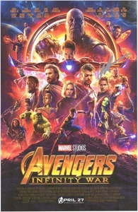 Chris Hemsworth Avengers: Infinity War handsigniertes Filmposter 11" x 17" - Bild 1 von 1