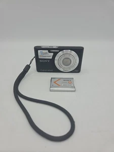 Sony Digital Camera Cybershot DSC-W610 - 14.1MP Black Tested Compact Battery - Picture 1 of 13