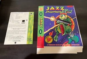 *LIRE DESCRIPTION* "Jazz Jackrabbit" Epic Megagames Big Box & Pamphlet Only - Photo 1/8