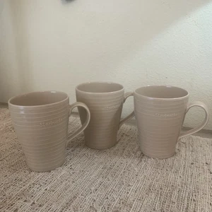 Set 3 Starbucks Coffee Design House Stockholm Sweden Tan 12 Oz Becher 2009 - Bild 1 von 7