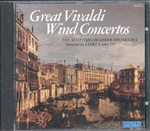 PCD811 Scottish Chamber Orchestra, Jaime Laredo Great Vivaldi Wind Concertos CD - Picture 1 of 3