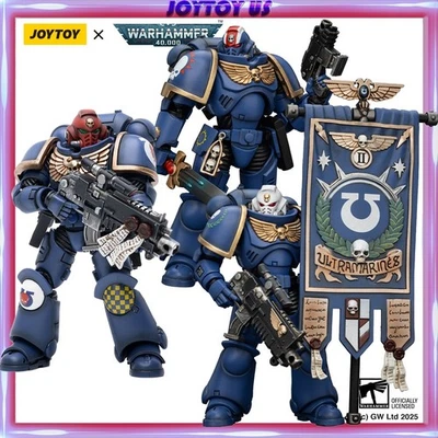 JOYTOY Warhammer 40K Ultramarines Heroes of the Chapter Posca Erastus Castor - Image 1 of 4