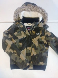 HOLLISTER ALLWETTER CAMO WINTER PARKA JACKE MANTEL HERREN GR.XS Neu ohne Etikett - Bild 1 von 6