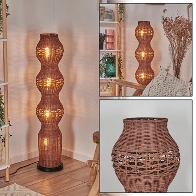 HOFSTEIN Cardeira Stehlampe Standleuchte Standlampe Stehleuchte Ecklampe Rattan