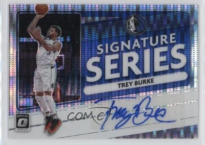 2020-21 Panini Donruss Optic Signature Series Pulsar Prizm /17 Trey Burke Auto - Image 1 of 2
