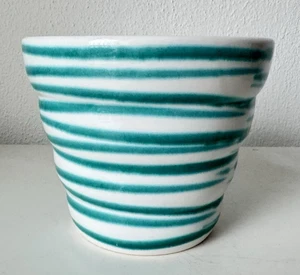 Gmundner Keramik grün geflammt Blumentopf 16 cm GK2798 (2509DE1) 09/25 - Bild 1 von 4