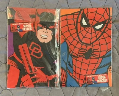 Diamond Select Daredevil & Spiderman Mego RETRO Collector Set Mini Magazine Lot - Image 1 of 4