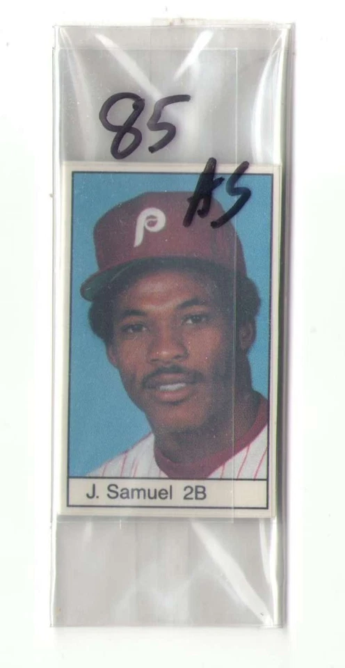 1985 All-Star Game Program Inserts PHILADELPHIA PHILLIES Team Set - Image 1 of 1