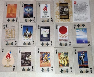 Hundertjährige Olympische Poster Spielkarten - L-Q-Q-K - Bild 1 von 12