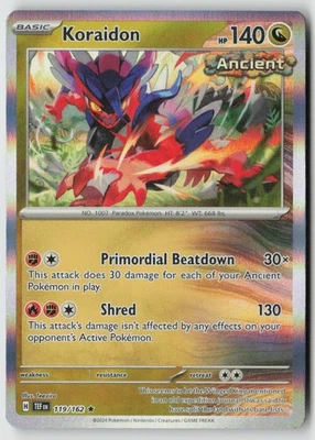 Koraidon - 119/162 - SV05: Temporal Forces Holofoil- PTCG - Image 1 of 2