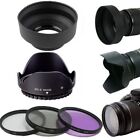 67MM Lens Filter Kit UV CPL FLD with Lens Hood for Canon & Nikon DSLR Cameras