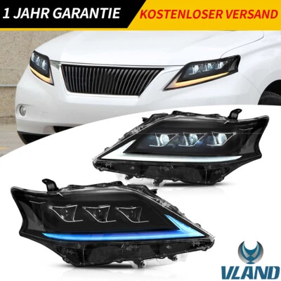 VLAND Paar LED Scheinwerfer für Lexus RX270 RX300 RX350 RX450H 2013 2014 2015 - Bild 1 von 4