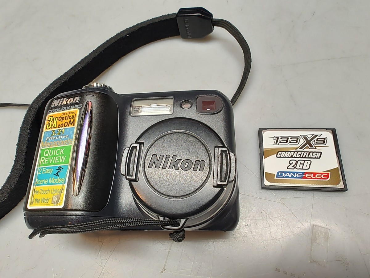 【動作確認済み】NIKON COOLPIX E885 デジタルカメラ：ニコン クールピクス885について その1