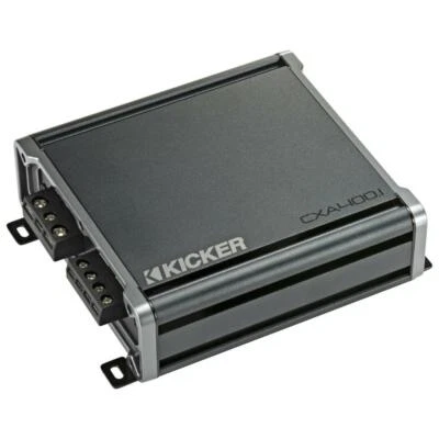 Kicker 46CXA400.1 Amp 1 Channel Mono Subwoofer Car Amplifier up to 400w RMS - Image 1 of 4
