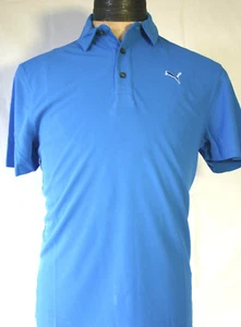 PUMA Kinder Golf Sport Tech Polo Shirt 568469 Dry Cell Blau Gr 140 und 164 - Foto 1 di 3