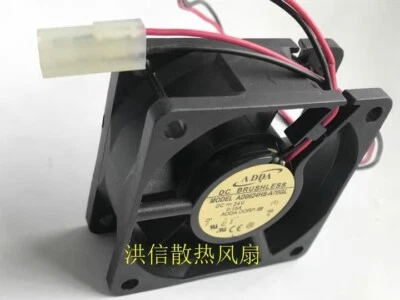 ADDA AD0624HS-A70GL 6025 DC24V 0.15A 60*25MM 6CM 2-Pin Inverter Cooling Fan - Image 1 of 4