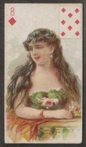 ATC A.T.C. (USA)-BEAUTIES 1900 (SET 2 PC INSET TYPESET BACK)- DIAMONDS - 08 - Picture 1 of 2