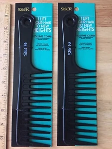 2 schlanke Volumenkämme super dick lang grob lockig krauses Haar Massagegerät Entwirrer - Bild 1 von 2