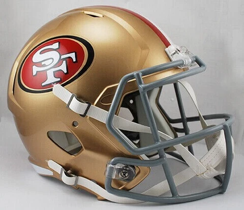 *SALE* SAN FRANCISCO 49ERS NFL FULL SIZE SPEED REPLICA FOOTBALL HELMET-SHIP FAST Cover