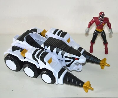 ROBOT Power Rangers Megazord DX Tiger Tank Super Samurai ranger BANDAI 2012 - Photo 1/4