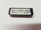 Williams Video Model 550 Multi Denom U3 Clear Set Chip Manual On Cd New