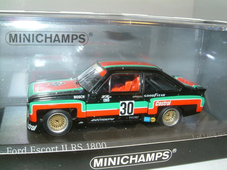 1/43 FORD ESCORT MK2 RS1800 1976 DRM, CASTROL, HEYER., MINICHAMPS 1008 LTD  - Image 1 of 1