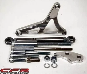 Juego de soportes de alternador pulido para 79-93 Ford Mustang 5,0 L bloque pequeño 289 302 - Imagen 1 de 1