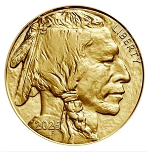 2025 American Gold Buffalo 1 oz $50 Coin - BU .9999 Gold Coin #A333 - Picture 1 of 2