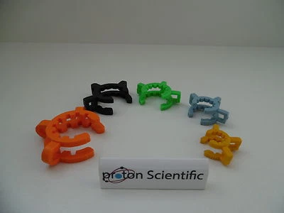 PROTON SCIENTIFIC 14/23 Glass Joint Clip Plastic Ground Glass Keck Clip 14/23 Lab Glassware B14