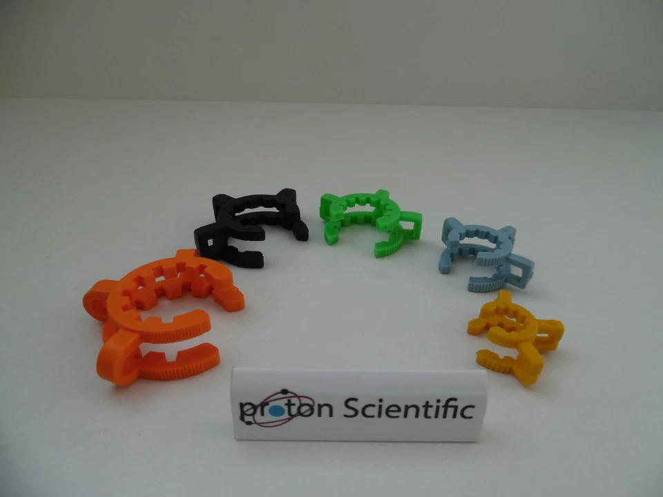 PROTON SCIENTIFIC 14/23 Glass Joint Clip Plastic Ground Glass Keck Clip 14/23 Lab Glassware B14