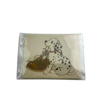 Drawing Board Greeting Cards Dalmatian Puppy Pranks Dog Vintage Blank - Picture 1 of 5