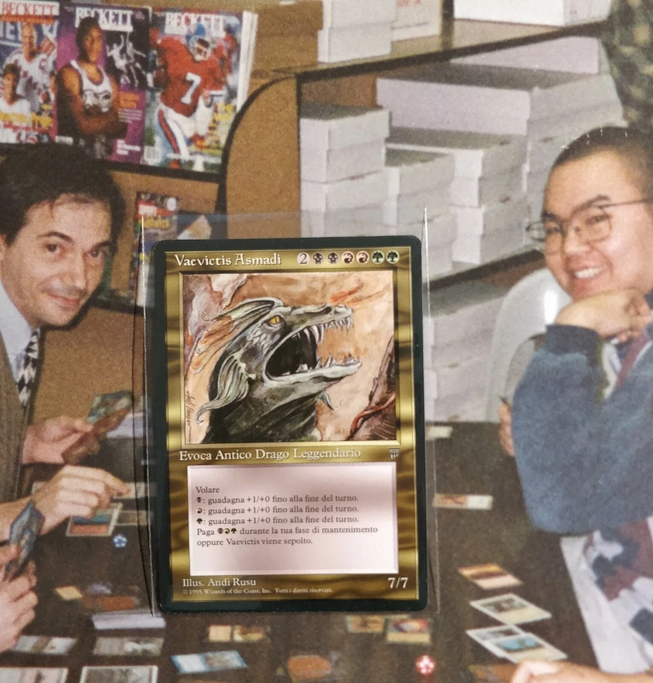 Magic MTG Italian Legends Vaevictis Asmadi Foreign Black Border FBB Mint Nr Mint - Image 1 of 1