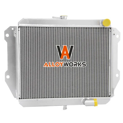Radiador de refrigeración de aluminio para 1985-92 DAIHATSU ROCKY F7 F8 2.8D 2.8TD DL DLT MT Foto 1 de 4