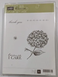 Stampin Up Stempelset, Because I Care, Hostess, Rentnerin, gebraucht - Bild 1 von 2