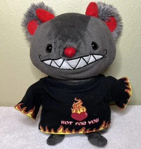 Rare HTF Animaland Gray Red Black Monster Horns Devil Stuffed Plush Soft Cuddly - Picture 1 of 7