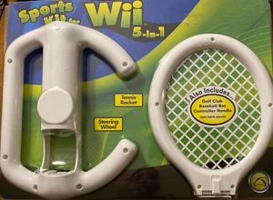 Nintendo Wii Sports Set mit 5 in 1 Zubehörset - Bild 1 von 3