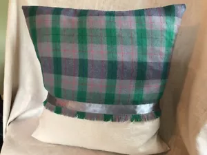 ‘Lloyd’ Welsh Tartan Cushion Wedding Anniversary Birthday Christmas Gift - Picture 1 of 5