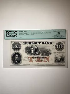 Hurlbut Bank West Winsted CT W-1160-010-G060a Haxby 465-UNL $10 18__ ABNC Proof - Picture 1 of 2