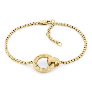 TOMMY HILFIGER 2780947 Damen Armband Edelsathl Goldfarben 17cm mit Verlängerungs - Bild 1 von 3