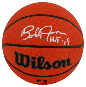 Bobby Jones Signed Wilson I/O Basketball w/HOF'19 - (SCHWARTZ SPORTS COA) - Picture 1 of 1