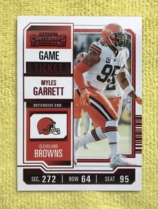 2023 Panini CONTENDERS (Red Ticket) - MYLES GARRETT - (CLEVELAND BROWNS) #25 - Bild 1 von 2