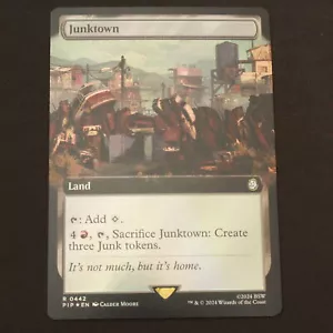 Junktown (Extended Art) 442 MTG Fallout (PIP) Rare FOIL NM - Bild 1 von 2