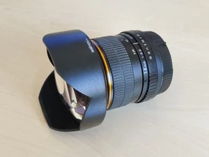 Walimex Pro 14 mm 1 : 2.8 ED AS IF UMC Weitwinkel Objektiv für Canon EOS, EF - Bild 1 von 4