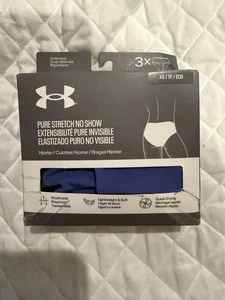 Under Armour Damen 3er Pack Pure Stretch No Show Hipster Unterwäsche Ultra Soft XS - Bild 1 von 4